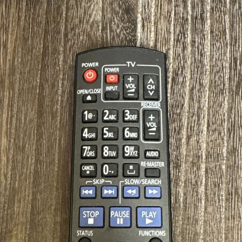 Panasonic N2QAYB00378 OEM Original Blu-Ray Player Remote Control Needs Batteries